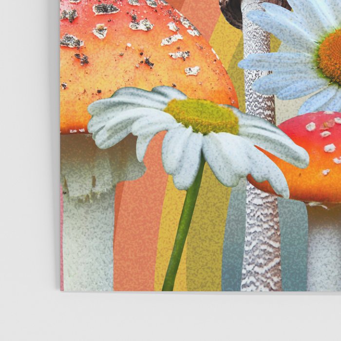Vintage Mushroom Collage Poster Gallery Image 3