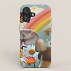 Vintage Mushroom Collage iPhone Case Gallery Image 1