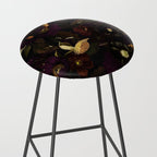 The Darkest Dutch Vintage Flowers Garden  Stool Gallery Image 2