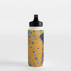 Gustav Klimt Style Dog with Red Scarf Water Bottle Gallery Image 3