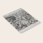 Calavera Oaxaqueña - Día de los Muertos - Mexican Day of the Dead by Jose Guadalupe Posada Notebook Gallery Image 2