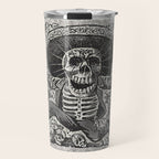 Calavera Oaxaqueña - Día de los Muertos - Mexican Day of the Dead by Jose Guadalupe Posada Travel Mug Gallery Image 1