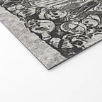 Calavera Oaxaqueña - Día de los Muertos - Mexican Day of the Dead by Jose Guadalupe Posada Welcome Mat Gallery Image 2