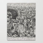 Calavera Oaxaqueña - Día de los Muertos - Mexican Day of the Dead by Jose Guadalupe Posada Notebook Gallery Image 4