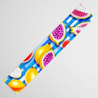 Tropical Fruit Pop, Colorful Eclectic Mango Dragon Fruits, Watermelon Eclectic Juicy Food Picnic  Table Runner Gallery Image 3