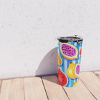 Tropical Fruit Pop, Colorful Eclectic Mango Dragon Fruits, Watermelon Eclectic Juicy Food Picnic  Travel Mug Gallery Image 4