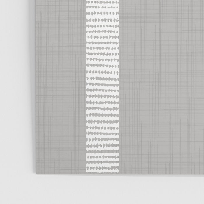 Modern Boho Serenity Stripes Soft Grey  Poster Gallery Image 3