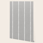 Modern Boho Serenity Stripes Soft Grey  Wallpaper Gallery Image 2