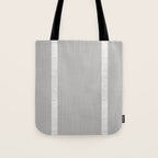 Modern Boho Serenity Stripes Soft Grey  Tote Bag Gallery Image 1