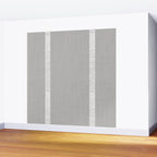 Modern Boho Serenity Stripes Soft Grey  Wall Mural Gallery Image 2