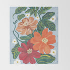 In full bloom Throw Blanket Gallery Image 2
