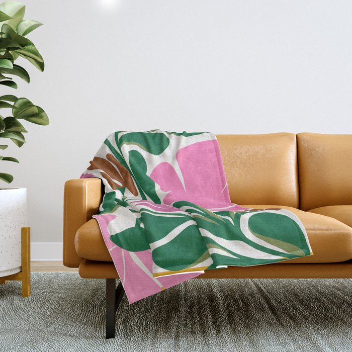 Jardin du Soleil - Garden of the Sun Throw Blanket Gallery Image 1