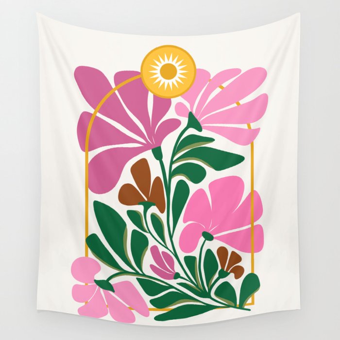 Jardin du Soleil - Garden of the Sun Wall Tapestry Gallery Image 1