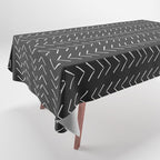 Boho Big Arrows in Black and White Tablecloth Gallery Image 1