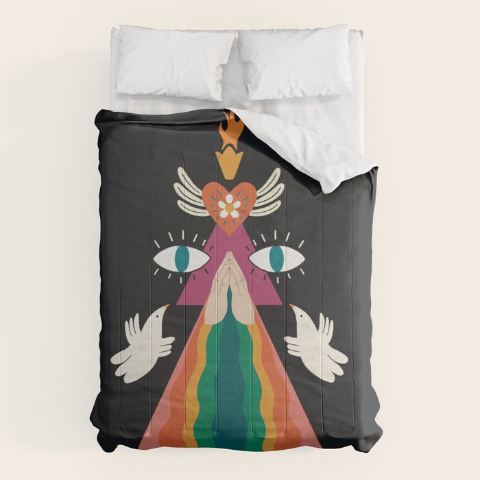 Rainbow Blessings  Comforter Gallery Image 1