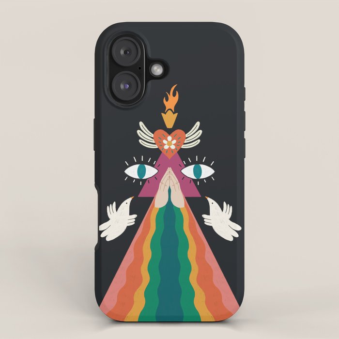 Rainbow Blessings  iPhone Case Gallery Image 1