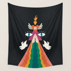 Rainbow Blessings  Wall Tapestry Gallery Image 4