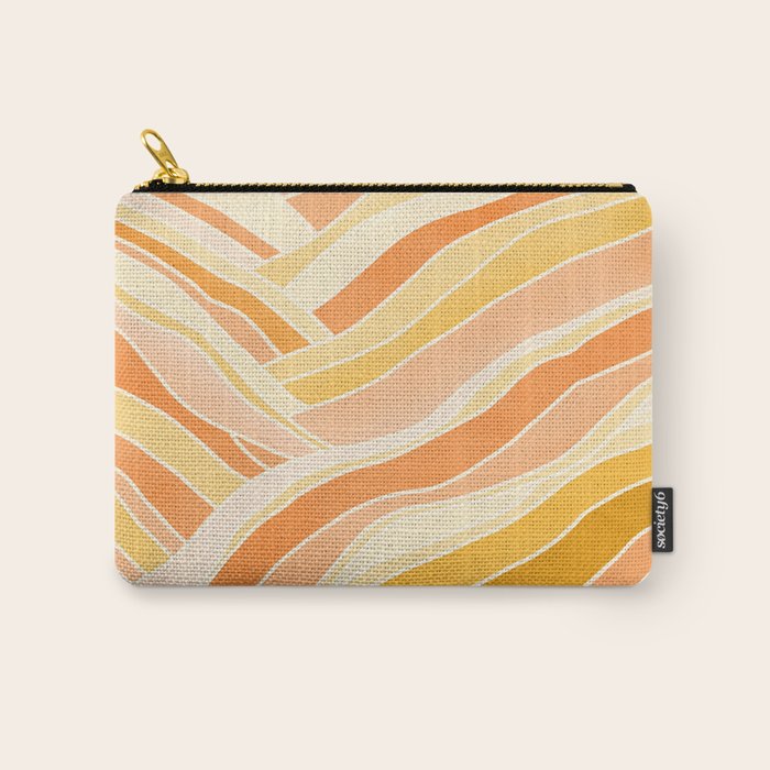 Golden Mountain Sunset / Abstract Landscape Carry All Pouch Gallery Image 1