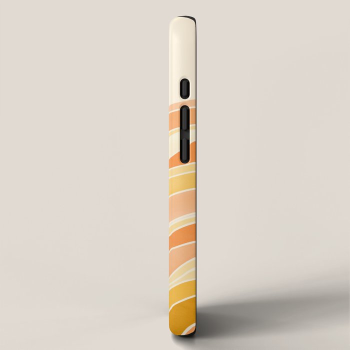 Golden Mountain Sunset / Abstract Landscape iPhone Case Gallery Image 2