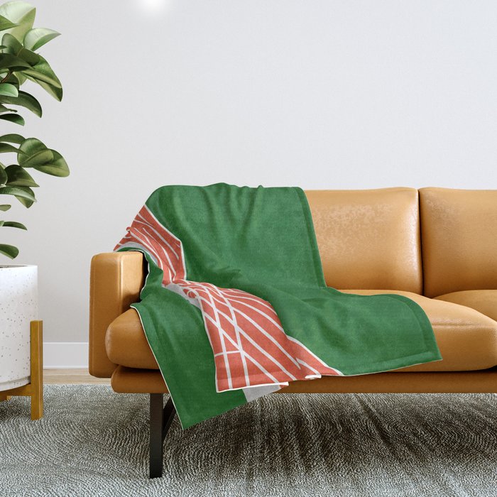 Athletics | Runner  Throw Blanket Gallery Image 1