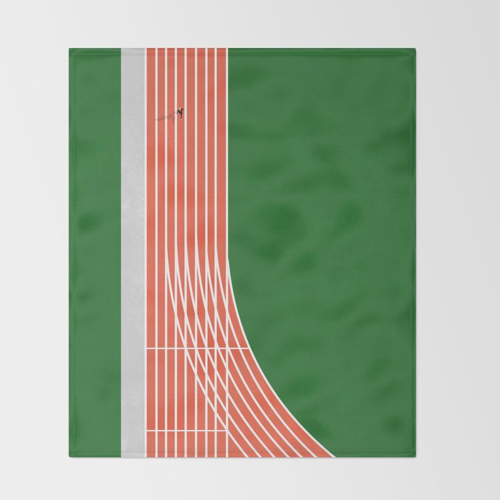 Athletics | Runner  Throw Blanket Gallery Image 2