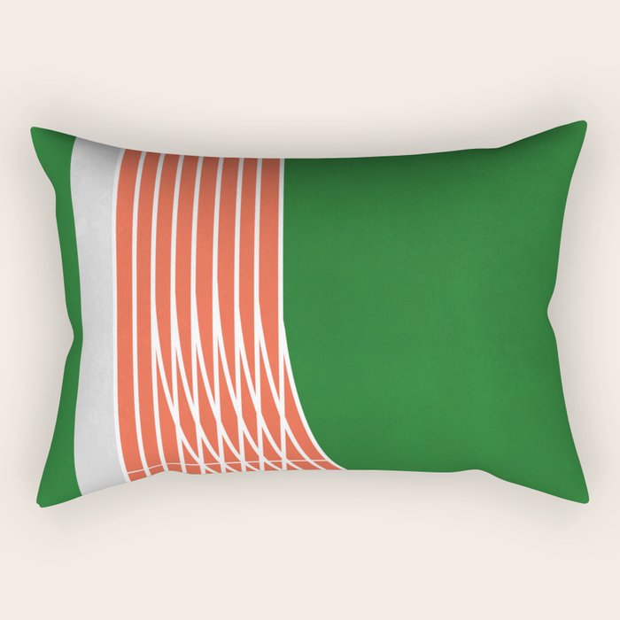 Athletics | Runner  Rectangular Pillow Gallery Image 2