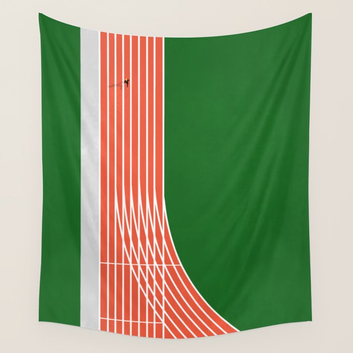 Athletics | Runner  Wall Tapestry Gallery Image 1
