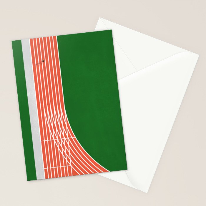 Athletics | Runner  Stationery Card Gallery Image 2