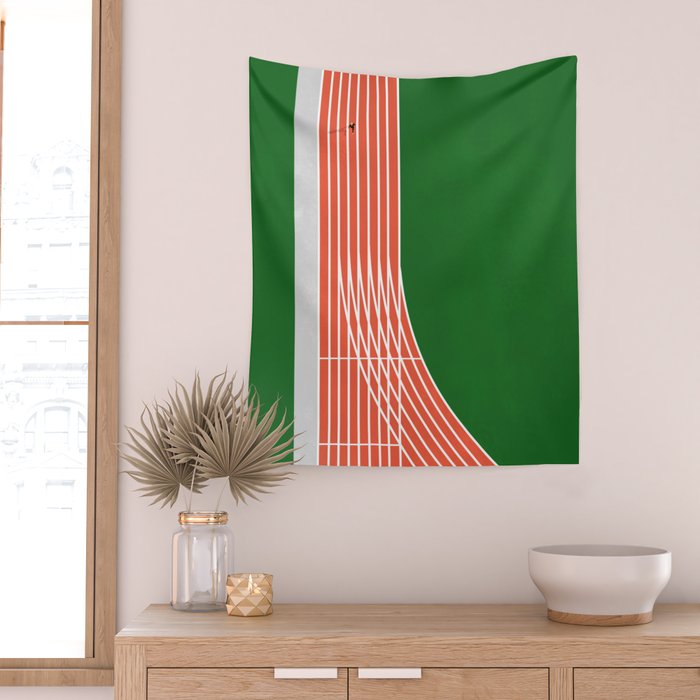 Athletics | Runner  Wall Tapestry Gallery Image 2