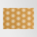 Boho Summer Sun Pattern II Desert Orange Rug Gallery Image 2
