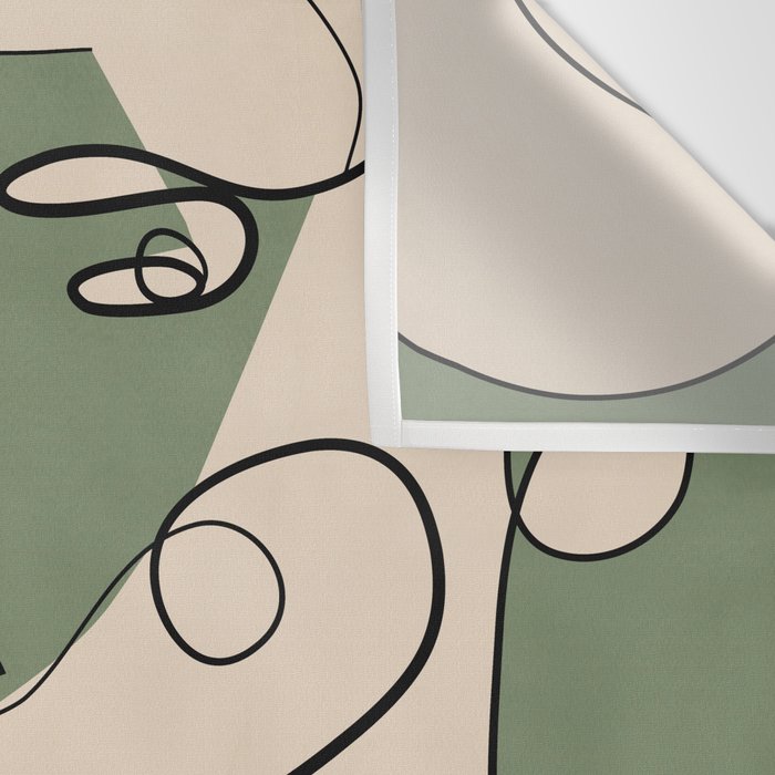 Abstract Faces 9 Wall Tapestry Gallery Image 3