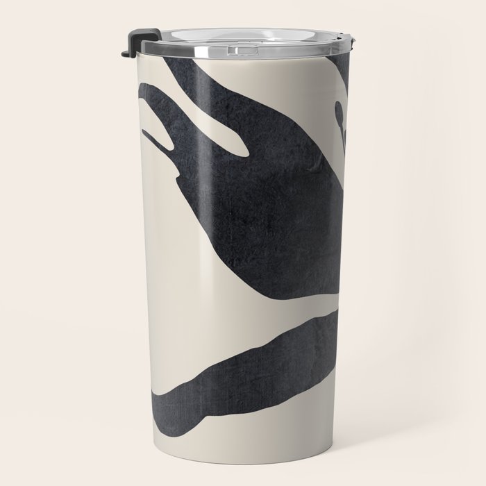 Abstract Art Minimal Flower Travel Mug Gallery Image 3