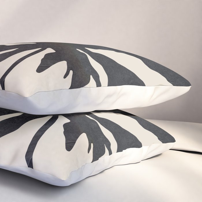 Abstract Art Minimal Flower Pillow Sham Gallery Image 3
