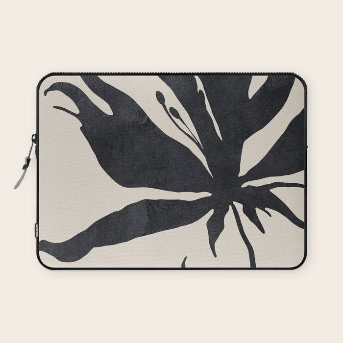 Abstract Art Minimal Flower Laptop Sleeve Gallery Image 1
