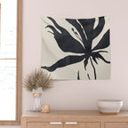 Abstract Art Minimal Flower Wall Tapestry Gallery Image 2