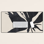 Abstract Art Minimal Flower Desk Mat Gallery Image 1