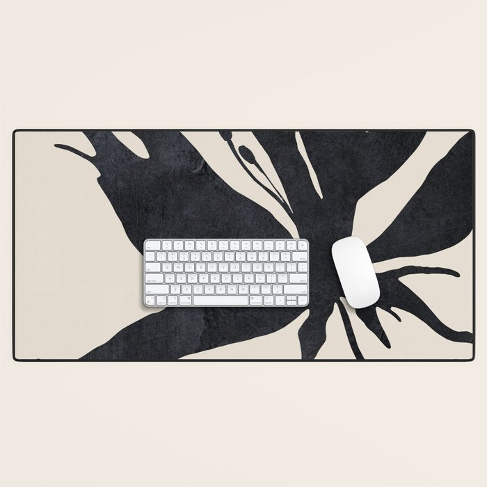 Abstract Art Minimal Flower Desk Mat Gallery Image 1