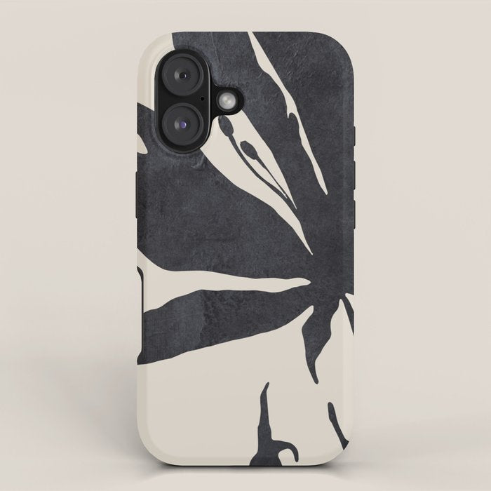 Abstract Art Minimal Flower iPhone Case Gallery Image 1
