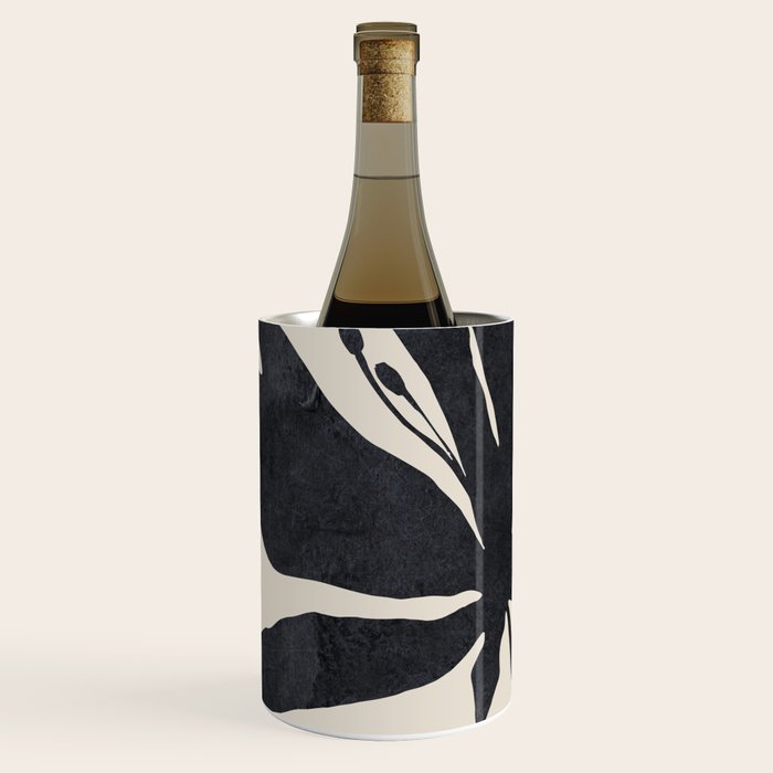 Abstract Art Minimal Flower Wine Chiller Gallery Image 1