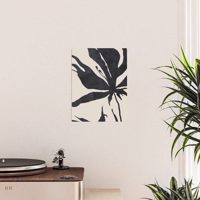 Abstract Art Minimal Flower Poster Gallery Image 2