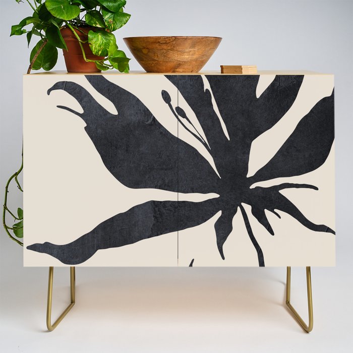Abstract Art Minimal Flower Credenza Gallery Image 1