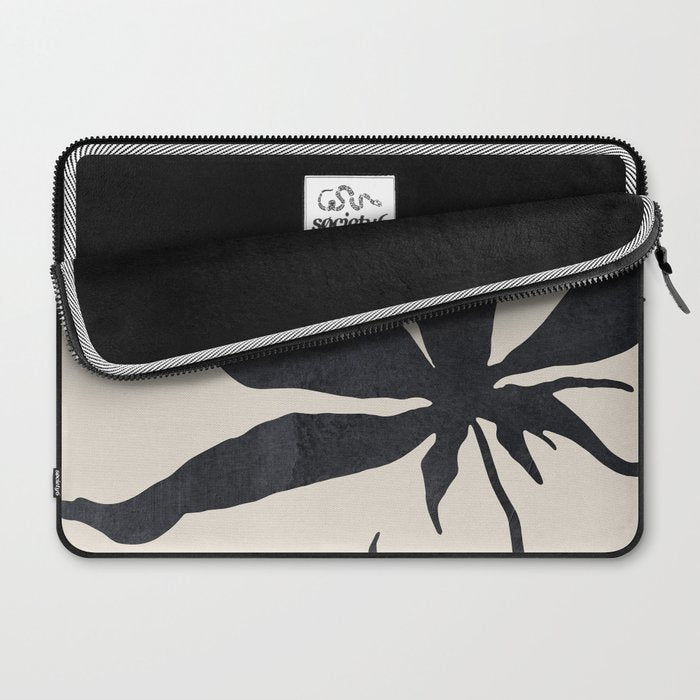 Abstract Art Minimal Flower Laptop Sleeve Gallery Image 2