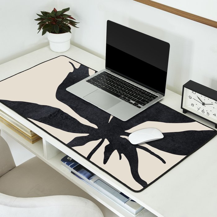 Abstract Art Minimal Flower Desk Mat Gallery Image 2