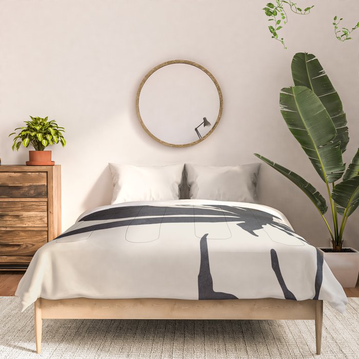 Abstract Art Minimal Flower Comforter Gallery Image 3