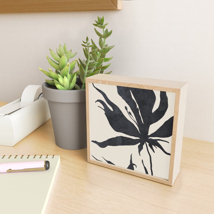 Abstract Art Minimal Flower Mini Art Print Gallery Image 2
