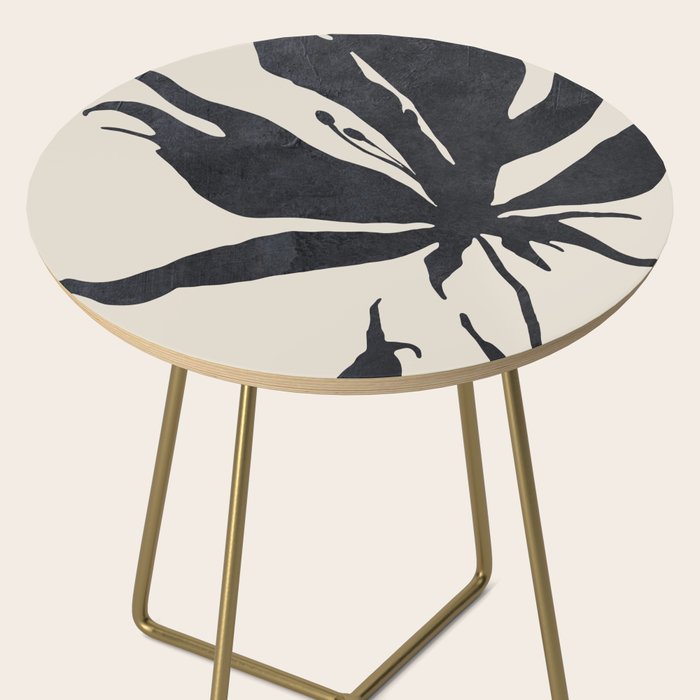 Abstract Art Minimal Flower Side Table Gallery Image 2