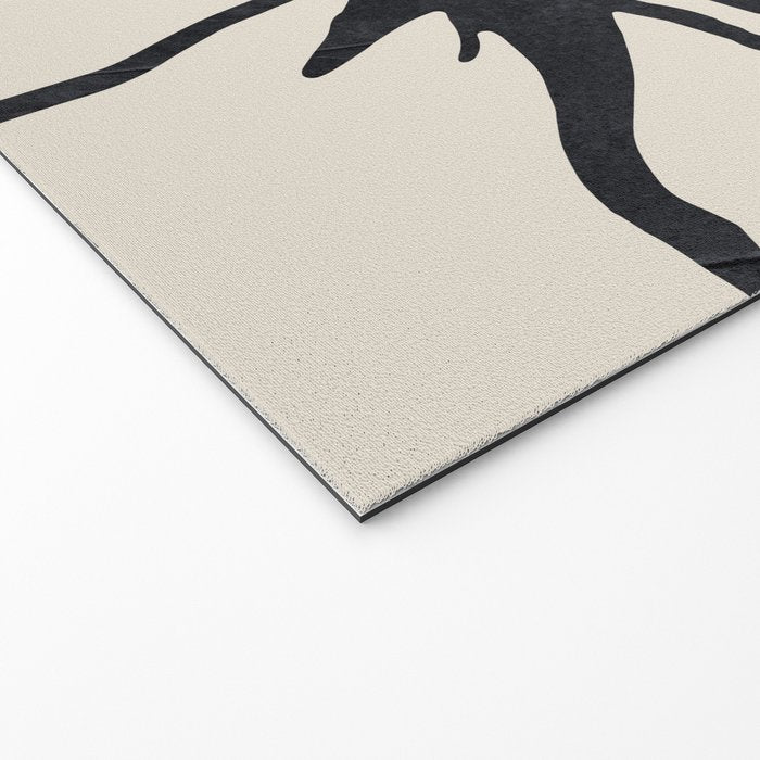 Abstract Art Minimal Flower Welcome Mat Gallery Image 2