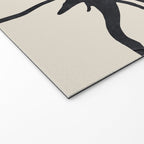 Abstract Art Minimal Flower Welcome Mat Gallery Image 2