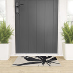 Abstract Art Minimal Flower Welcome Mat Gallery Image 3