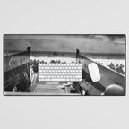 Into the Jaws of Death - D-day Vintage Photo by Robert F. Sargent Desk Mat Gallery Image 1